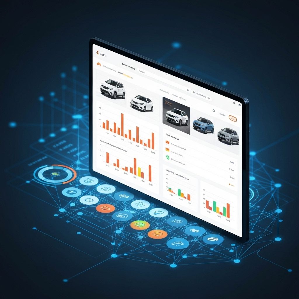 IA analisando site de veículos